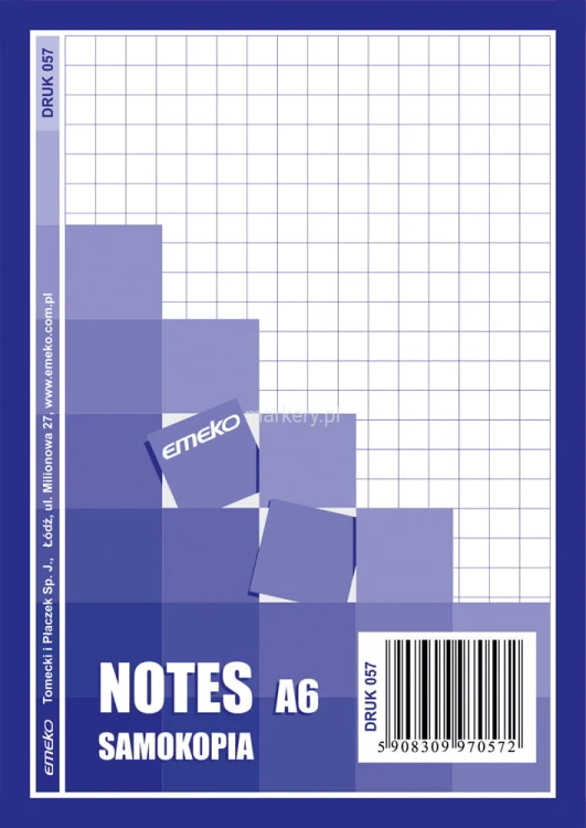 Notes samokopiujący A6